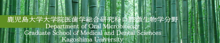 ww@㎕wȌow Department of Oral Microbiology Graduate School of Medical and Dental Sciences Kagoshima University 