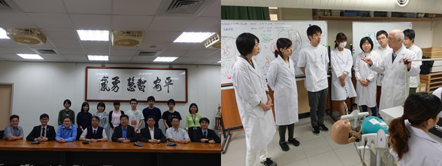 台湾高雄医学大学短期研修の様子