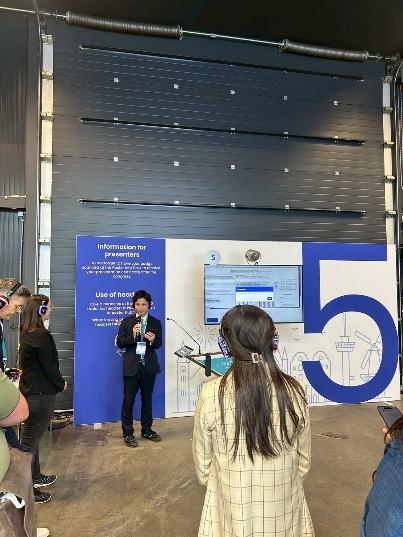 ヨーロッパ麻酔学会発表の様子