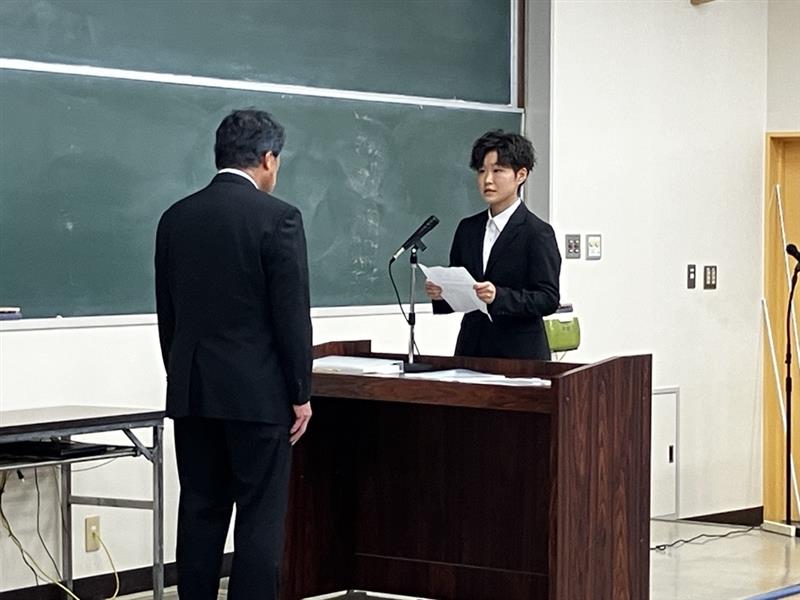 R7年度学生代表挨拶